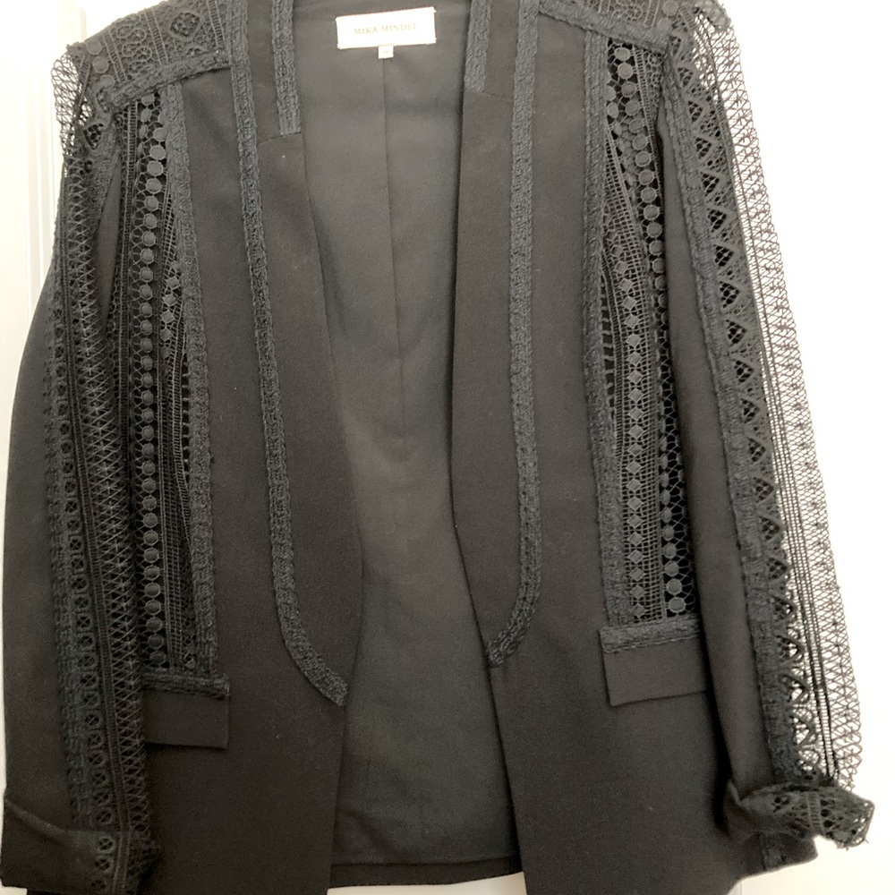 Black Lace Blazer
